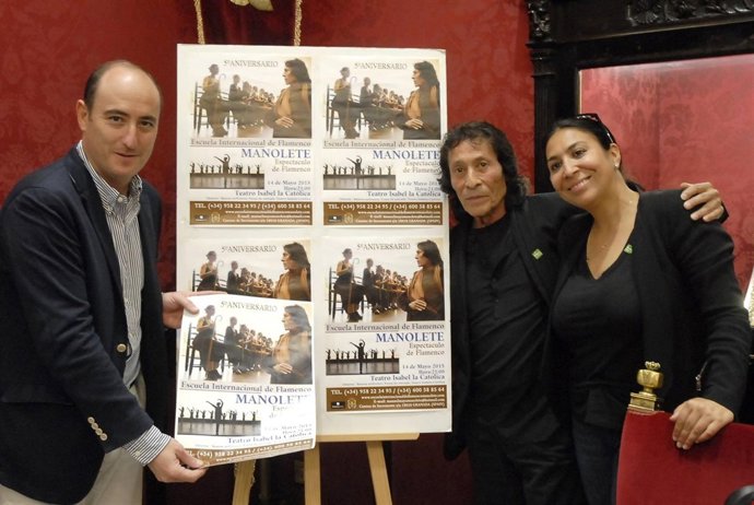 Presentación del espectáculo flamenco Manolote