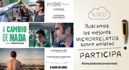 Concurso microrrelatos por el estreno de 'A cambio de nada' de Daniel Guzmán