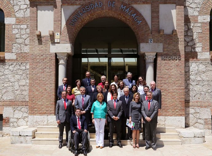 La rectora de UMA De la Calle y otras universidades Red de Cátedras Santander RS