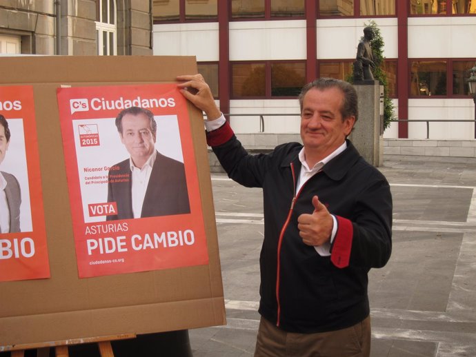 Nicanos García, candidato de Ciudadanos de Asturias