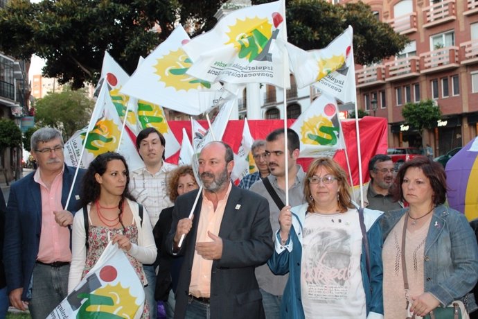 El candidato de IULV-CA a la Alcaldía de Huelva, Pedro Jiménez. 