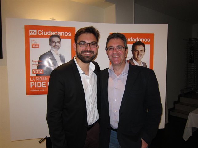 Diego Ubis y Julián San Martín, candidatos 'Ciudadanos' Gobierno y Ayto Logroño