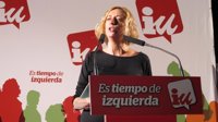 Luquin (IU) pide el voto para lograr "un cambio real" a un Aragón "rojo y rebelde"