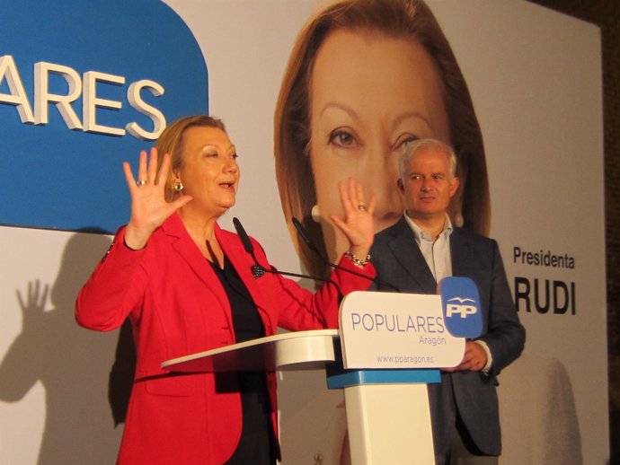 Rudi y Eloy Suárez (PP) en el inicio de la campaña electoral