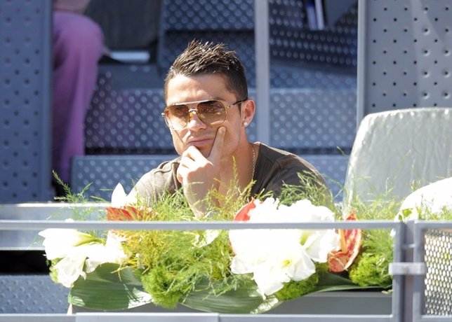 Cristiano Ronaldo en el Mutua Madrid Open