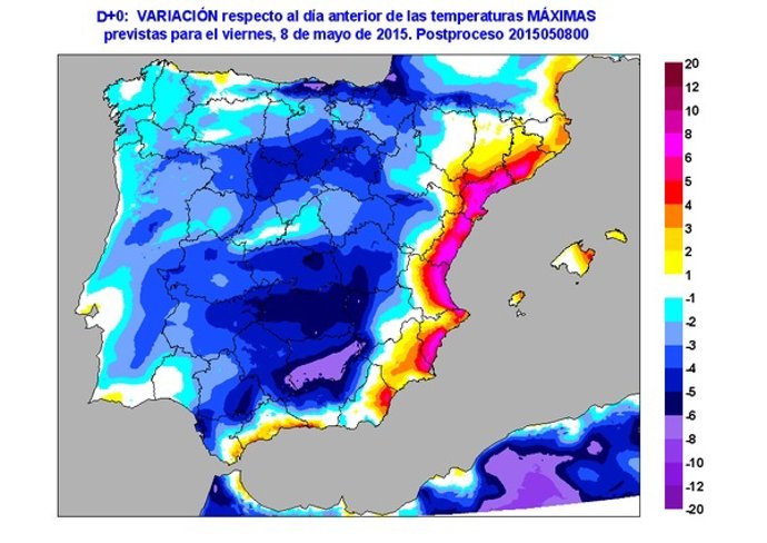 El poniente sube las temperaturas