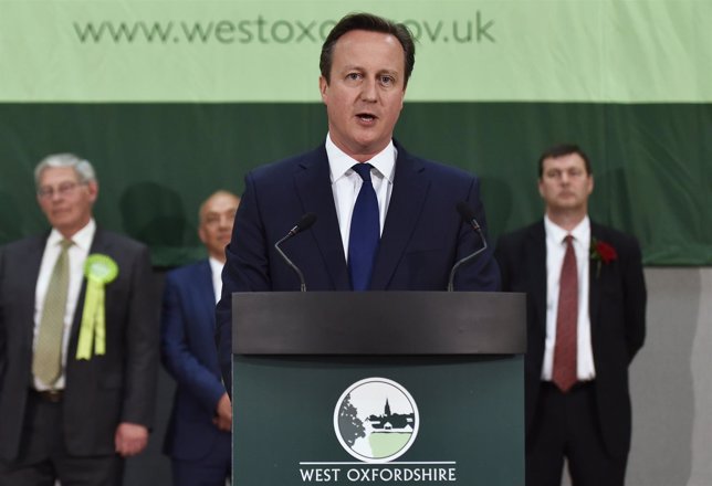 David Cameron comparece ante los medios tras las votaciones