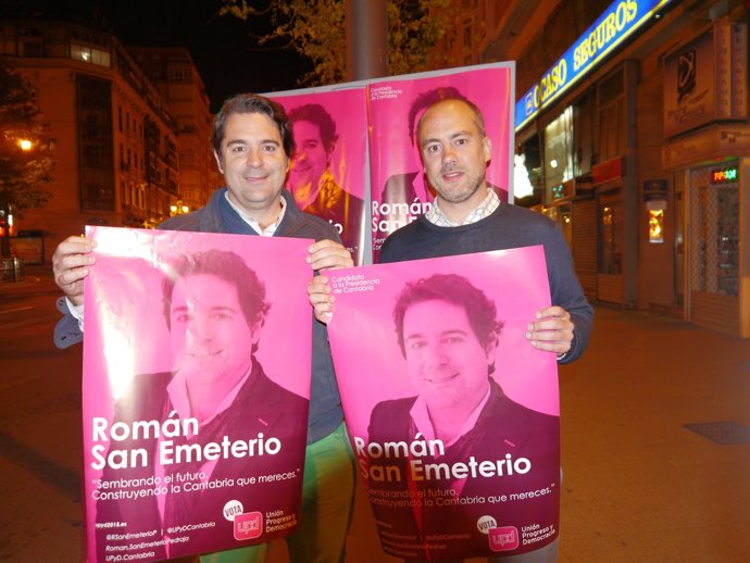 Pegada de carteles de UPyD