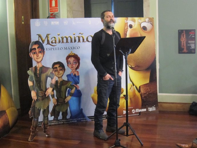 Monti Castiñeiras, en la presentación de 'Maimiño'