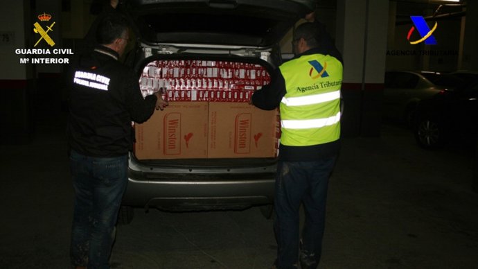 Operación contra el contrabando de tabaco de Lleida