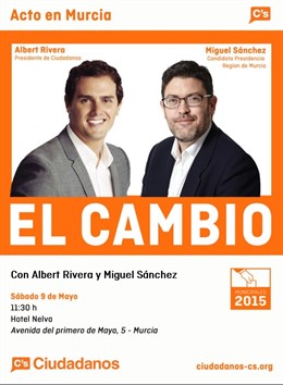 Acto de Albert Rivera en Murcia