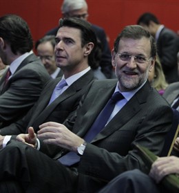 Mariano Rajoy Y José Manuel Soria En El Foro De Exceltur