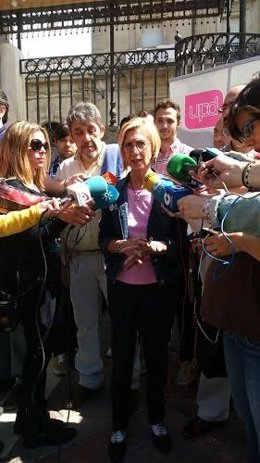 La portavoz nacional de UPyD, Rosa Díez.