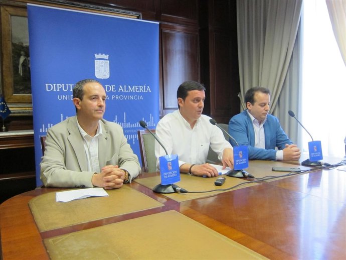 Esteban Arriaga, Javier Aureliano García y Daniel Rossell 