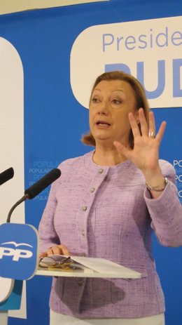 La candidata del PP a la Presidencia de Aragón, Luisa Fernanda Rudi