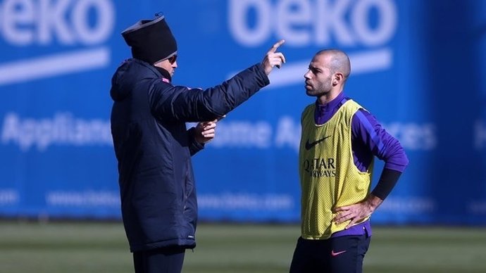 Luis Enrique y Mascherano