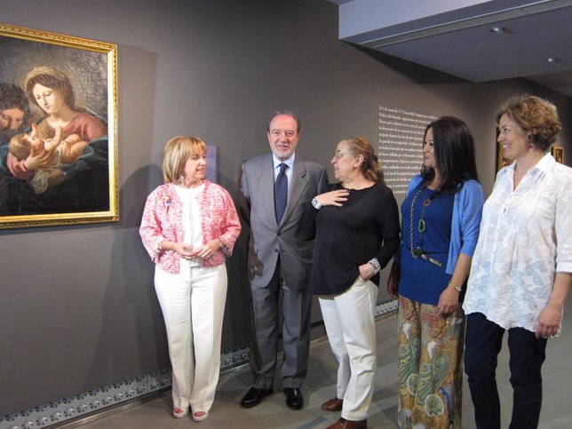 El Museo Ibercaja expone la obra 'Virgen con el Niño y San José' de Goya