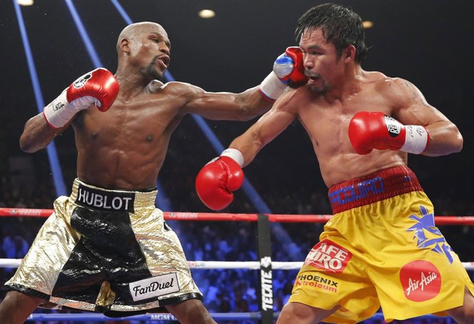  Floyd Mayweather y Manny Pacquiao