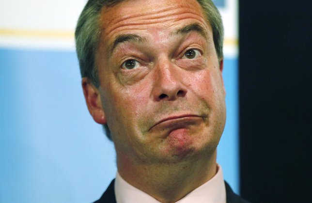 El líder del UKIP, Nigel Farage