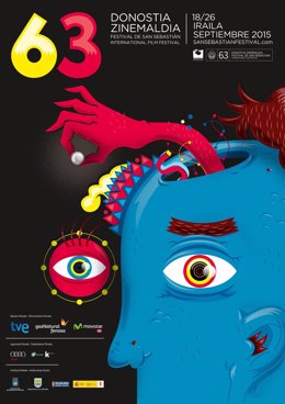 Cartel de la 63 edición del Festival de San Sebastián