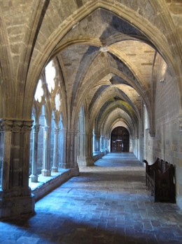 Claustro del Monasterio de Veruela, en Vera de Moncayo (Zaragoza)