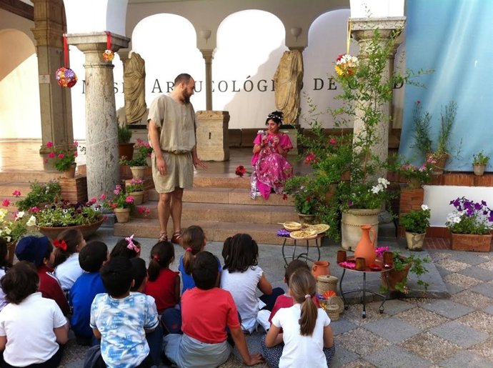 Una de las representaciones de Floralia