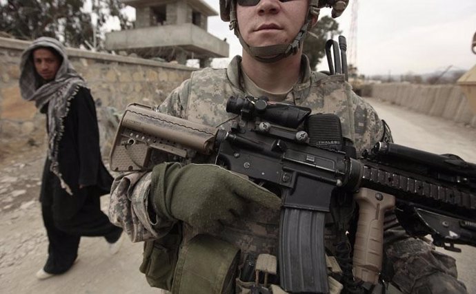 Soldado de EEUU en Afganistán