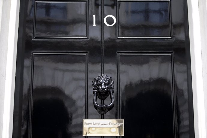 Número 10 de Downing Street, residencia de primer ministro británico