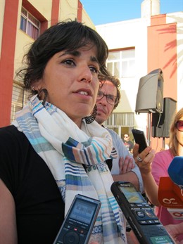 Teresa Rodríguez, secretaria general de Podemos en Andalucía
