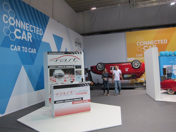 Zona 'Connected Car' en el Salón del Automóvil de Barcelona