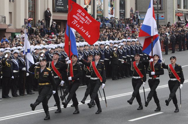 Desfile del Día de la Victoria en Vladivostok