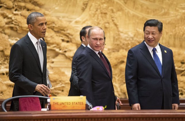 Obama, Putin y Xi Jinping