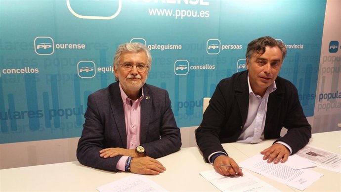 Rosendo Fernández y José Ángel Sampayo (PP Ourense)