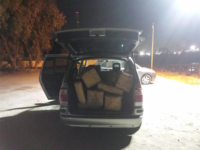 Actuación de la Guardia Civil en Algeciras (Cádiz)