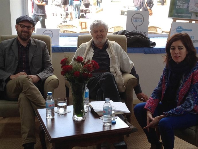 Martiño Noriega y Beiras en Conversas Con de Compostela Aberta