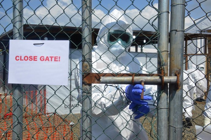 Centro de tratamiento contra el ébola en Monrovia