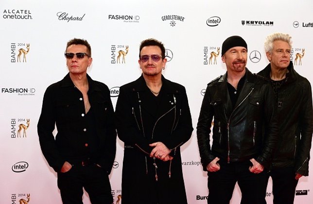 U2 durante una promoción en Berlín (Alemania)