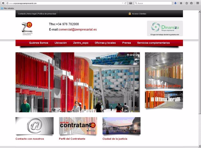 Nueva página web de Expo Zaragoza Empresarial 