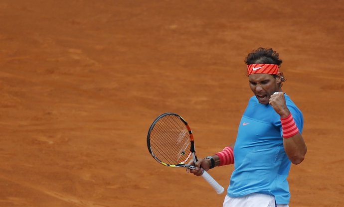 Nadal tras ganar a Berdych en semifinales del Mutua Madrid Open