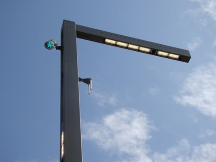 Farola de LED, del plan iluminación inteligente.