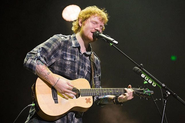 Ed Sheeran en un concierto