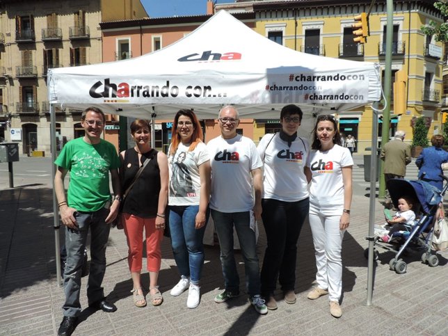 El candidato de CHA a la Alcaldía de Huesca, David Félez