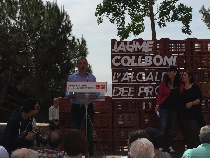 El candidato a la alcaldía del PSC en Barcelona, Jaume Collboni