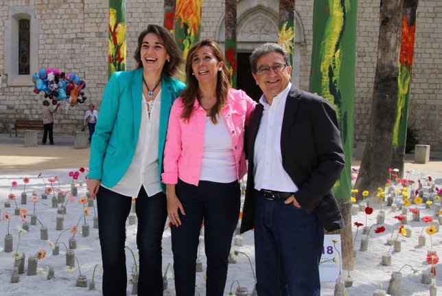 Concepción Veray, Alícia Sánchez-Camacho y Enric Millo