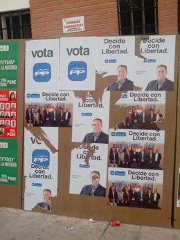 Pintadas en el PP de Torredelcampo