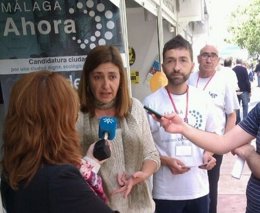 La candidata de Málaga Ahora a la Alcaldía, Ysabel Torrablo