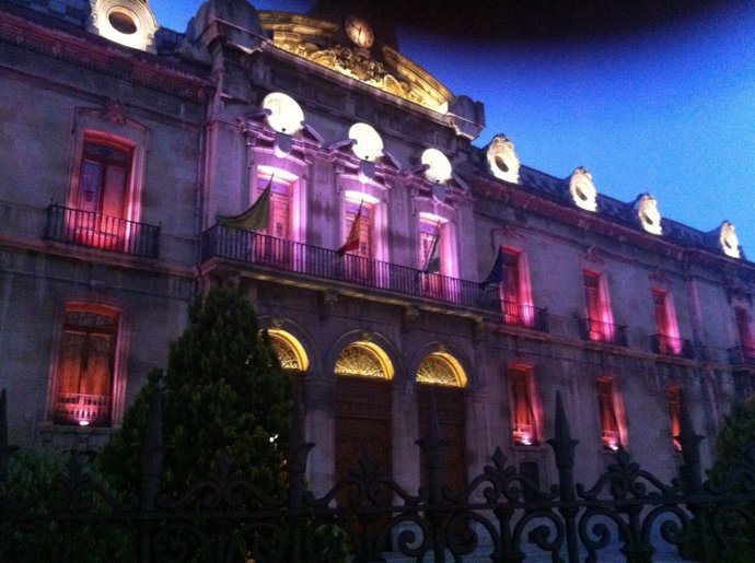 Iluminación del Palacio Provincial de Jaén