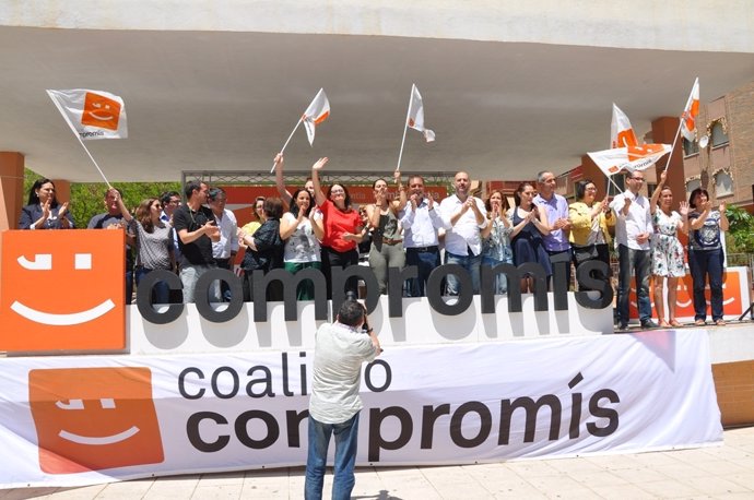 Acto central de campaña de Compromís en Alicante