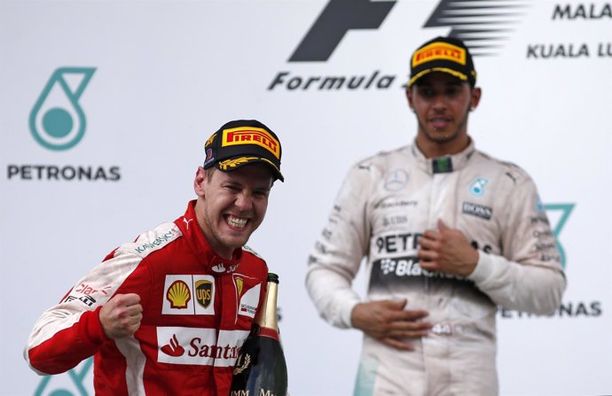 Vettel Hamilton Malasia