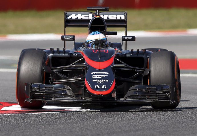 Fernando Alonso (McLaren) en Montmeló